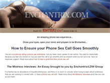 Tablet Screenshot of enchantrix.com